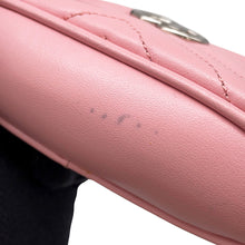 将图像加载到图库查看器中，GUCCI GG Marmont Key Pouch Pink625691 Leather
