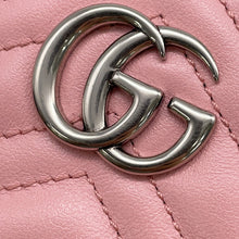 将图像加载到图库查看器中，GUCCI GG Marmont Key Pouch Pink625691 Leather
