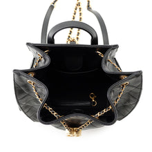 Load image into Gallery viewer, CHANEL CHANEL25 Backpack BlackAS5600-B20304-94305 Caviar Leather Size Medium
