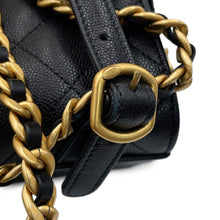 Load image into Gallery viewer, CHANEL CHANEL25 Backpack BlackAS5600-B20304-94305 Caviar Leather Size Medium
