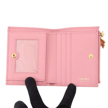 Load image into Gallery viewer, PRADA Saffiano Leather Compact Wallet Pink1ML023 Leather
