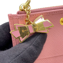 Load image into Gallery viewer, PRADA Saffiano Leather Compact Wallet Pink1ML023 Leather
