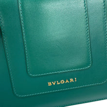 Load image into Gallery viewer, BVLGARI Serpenti Forever Top Handle Emerald Green39778 Calf Leather
