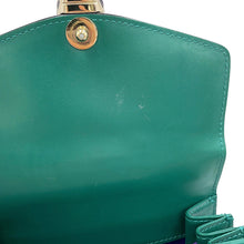 Load image into Gallery viewer, BVLGARI Serpenti Forever Top Handle Emerald Green39778 Calf Leather
