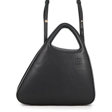 将图像加载到图库查看器中，LOEWE Architect A Bag Black Soft Natural Calf Leather
