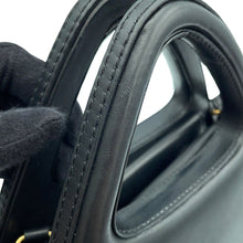 将图像加载到图库查看器中，LOEWE Architect A Bag Black Soft Natural Calf Leather
