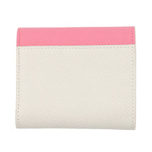 将图像加载到图库查看器中，Dior Montaigne Lotus Wallet White/Pink Leather
