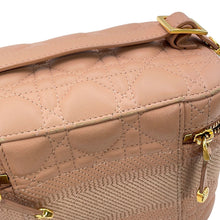Load image into Gallery viewer, Dior Travel Vanity Cannage Rose De VanS5488UNTR_M49P Lambskin Size Small
