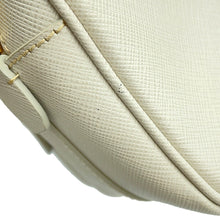 Load image into Gallery viewer, PRADA Triangle Logo Camera Bag WhiteBT1010 Saffiano LeatherLeather
