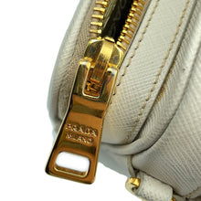 Load image into Gallery viewer, PRADA Triangle Logo Camera Bag WhiteBT1010 Saffiano LeatherLeather
