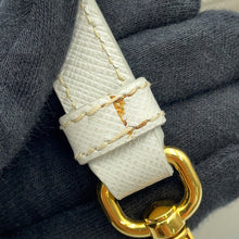 Load image into Gallery viewer, PRADA Triangle Logo Camera Bag WhiteBT1010 Saffiano LeatherLeather
