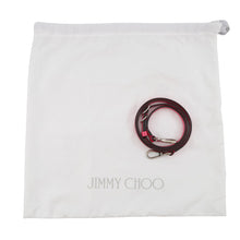 将图像加载到图库查看器中，JIMMY CHOO Varenne Bowling Bag Pink Leather Size Small
