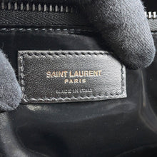 Load image into Gallery viewer, SAINT LAURENT PARIS Wide Puffer Logo Tote Bag Black756269 Nylon

