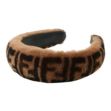 将图像加载到图库查看器中，FENDI Katyusha Brown/Black Fur
