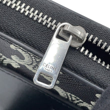 Load image into Gallery viewer, CELINE Horizontal Triomphe Shoulder Bag Black10L272FSQ.38AW PVC Leather
