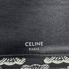 Load image into Gallery viewer, CELINE Horizontal Triomphe Shoulder Bag Black10L272FSQ.38AW PVC Leather
