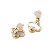 将图像加载到图库查看器中，Van Cleef &amp; Arpels Vintage Alhambra EarringVCARA44100 18K Yellow Gold
