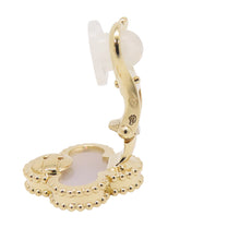 将图像加载到图库查看器中，Van Cleef &amp; Arpels Vintage Alhambra EarringVCARA44100 18K Yellow Gold
