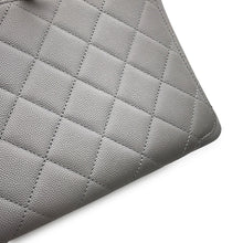 Load image into Gallery viewer, CHANEL Matelasse Business Affinity 2-Way Handbag GrayA93795 Caviar Leather
