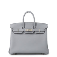 HERMES Birkin Green Pantan Togo Leather Size 25
