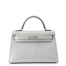 Load image into Gallery viewer, HERMES Mini Kelly Argent Chevre Shamqila
