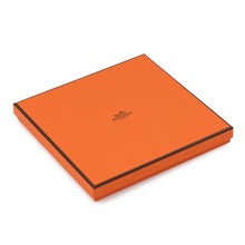 Load image into Gallery viewer, HERMES Carre LES ROUES DE PHAETON (Wheels of a four-wheeled carriage) Size 70 Orange・Cui / Poodle / Soleil Silk100%
