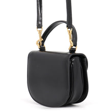 将图像加载到图库查看器中，CELINE Triomphe Bezas Claire Black10L063 Calf Leather Size Mini
