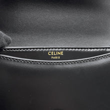 将图像加载到图库查看器中，CELINE Triomphe Bezas Claire Black10L063 Calf Leather Size Mini
