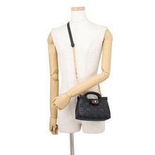 Load image into Gallery viewer, Dior Jolie Top Handle Mini Bag BlackS3123UNJB_M900 Lambskin Faux Pearl
