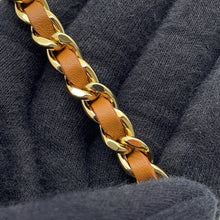 Load image into Gallery viewer, CHANEL Vanity ChainShoulder Light Blue/BrownAP5164 Washed denim leather
