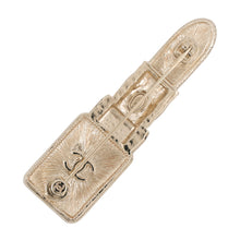 Load image into Gallery viewer, CHANEL Lipstick motif brooch Black/PinkAB7677 Metal Rhinestone
