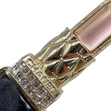 Load image into Gallery viewer, CHANEL Lipstick motif brooch Black/PinkAB7677 Metal Rhinestone
