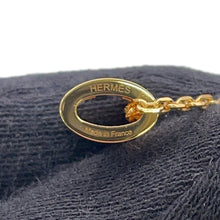 Load image into Gallery viewer, HERMES Pop Ash Necklace Rocabar Malabar Size Mini Vert/Rose Lacquer Gold Plated
