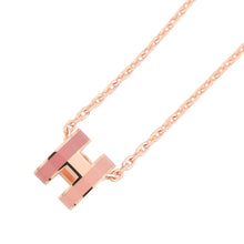 Load image into Gallery viewer, HERMES Pop Ash Necklace Rocabar Size Mini Beauty Lacquer Gold Plated
