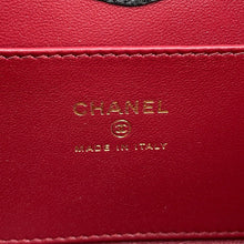 将图像加载到图库查看器中，CHANEL Strap Clutch Bag BlackAP5232 Grained Goatskin Leather

