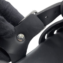 将图像加载到图库查看器中，PRADA Monolith Sandals Black1X853M_3LKK_F0002_F_DD55 Rubber Size 37
