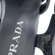 将图像加载到图库查看器中，PRADA Monolith Sandals Black1X853M_3LKK_F0002_F_DD55 Rubber Size 37
