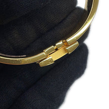 Load image into Gallery viewer, HERMES ClicH Bangle Size PM Black Gold Plated Enamel
