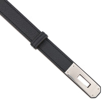 Load image into Gallery viewer, HERMES Kelly Belt Size 18 Black Epsom
