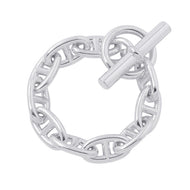 HERMES Chaine d'Ancre Bracelet 10 frames Size GM SV925