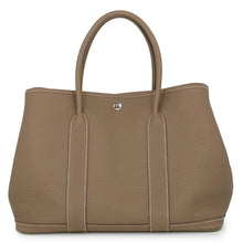 Load image into Gallery viewer, HERMES Garden Party Etoupe Negonda Leather Size PM
