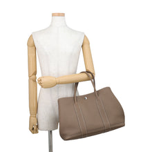 将图像加载到图库查看器中，HERMES Garden Party Etoupe Negonda Leather Size PM
