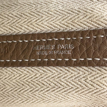 将图像加载到图库查看器中，HERMES Garden Party Etoupe Negonda Leather Size PM

