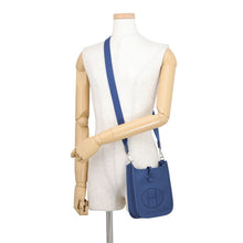 Load image into Gallery viewer, HERMES Evelyne Long Blue Tie Taurillon Clemence Size TPM
