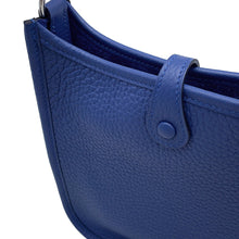 Load image into Gallery viewer, HERMES Evelyne Long Blue Tie Taurillon Clemence Size TPM

