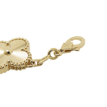将图像加载到图库查看器中，Van Cleef &amp; Arpels Vintage Alhambra Bracelet 5 motifs guillocheVCARP3JK00 18K Yellow Gold
