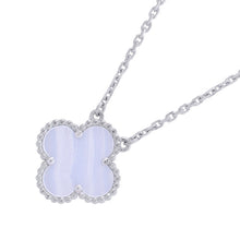 将图像加载到图库查看器中，Van Cleef &amp; Arpels Vintage Alhambra NecklaceVCARD34900 18K White Gold
