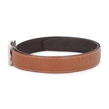 Load image into Gallery viewer, HERMES Constance Belt Reversible Size 85 Gold/Chocolat Epsom Swift Leather
