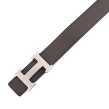 Load image into Gallery viewer, HERMES Constance Belt Reversible Size 85 Gold/Chocolat Epsom Swift Leather
