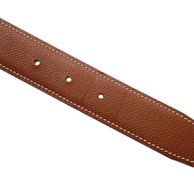 Load image into Gallery viewer, HERMES Constance Belt Reversible Size 85 Gold/Chocolat Epsom Swift Leather
